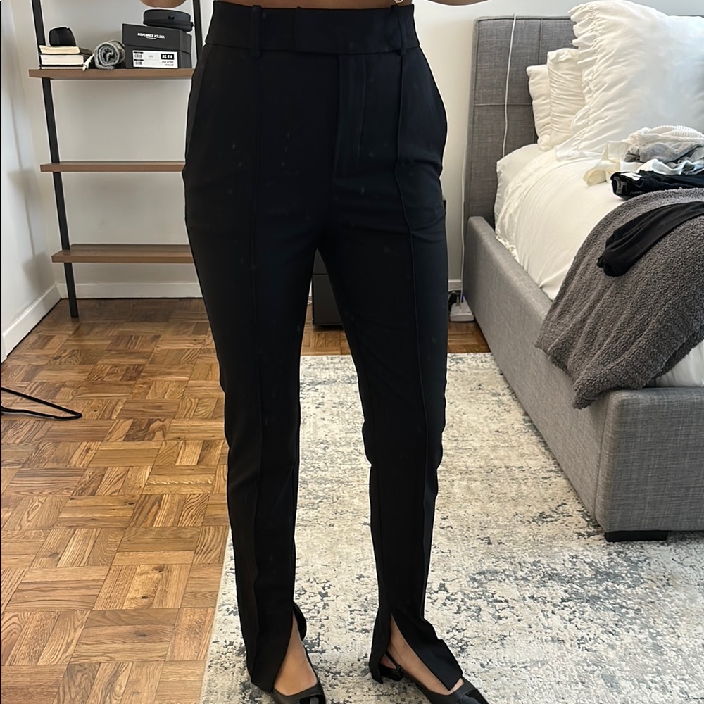 Mango black trousers